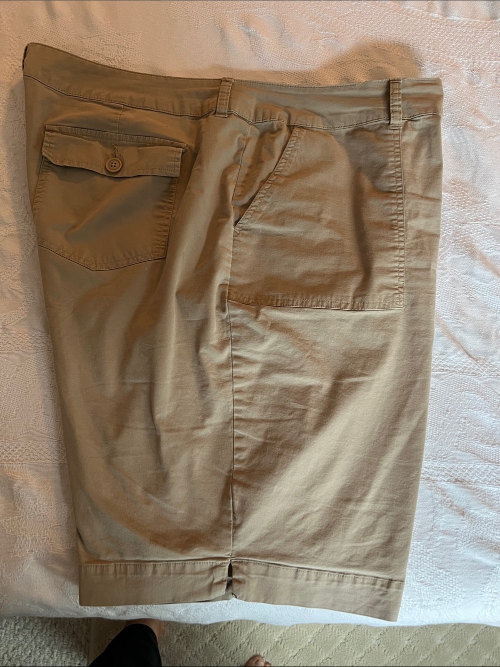 Women’s Khaki  Bermuda Shorts 98% cotton